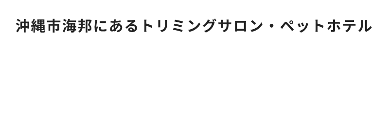 沖縄市海邦にあるトリミングサロン・ペットホテル
